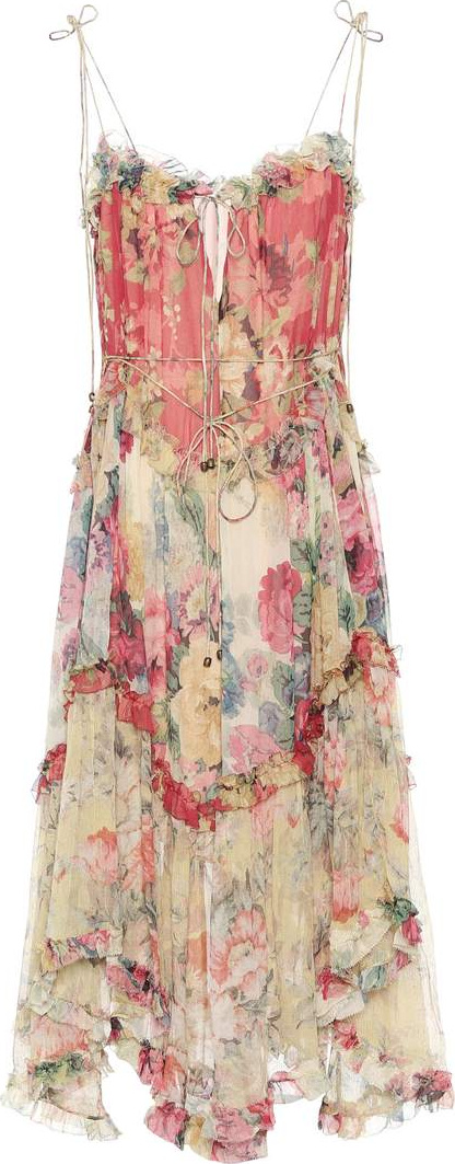 Zimmermann Melody floral-printed silk dress