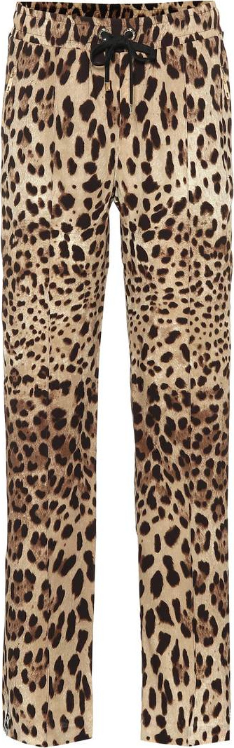 Dolce & Gabbana Leopard-printed silk pants