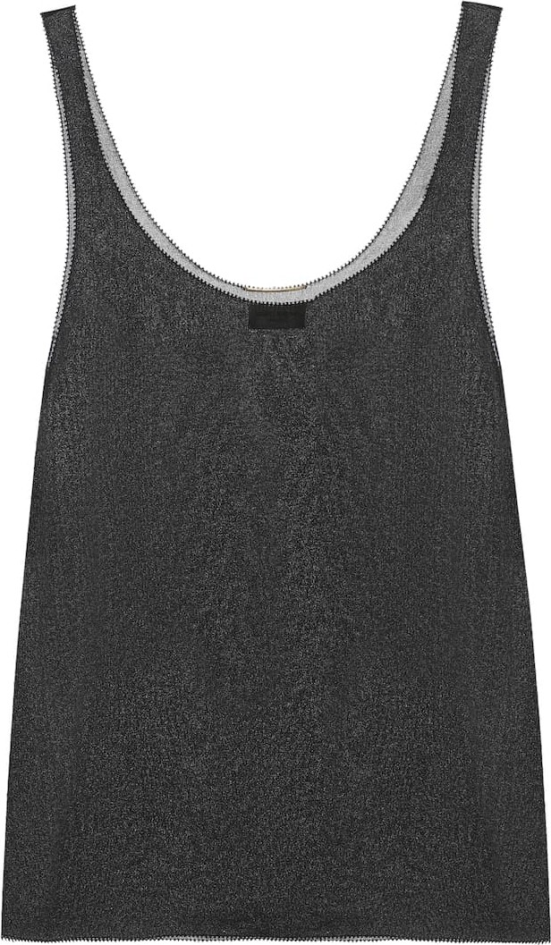 Saint Laurent Scoop-neck tank top