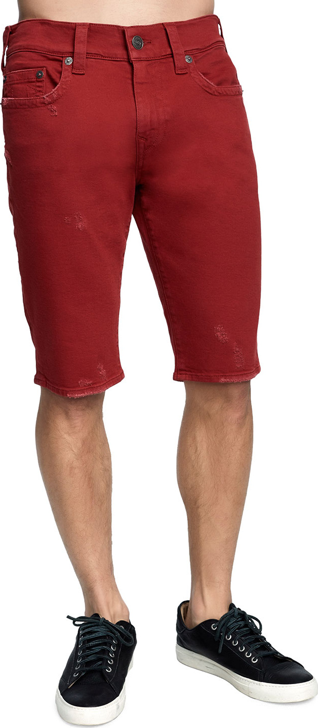 True Religion Men's Ricky Straight-Leg Denim Shorts