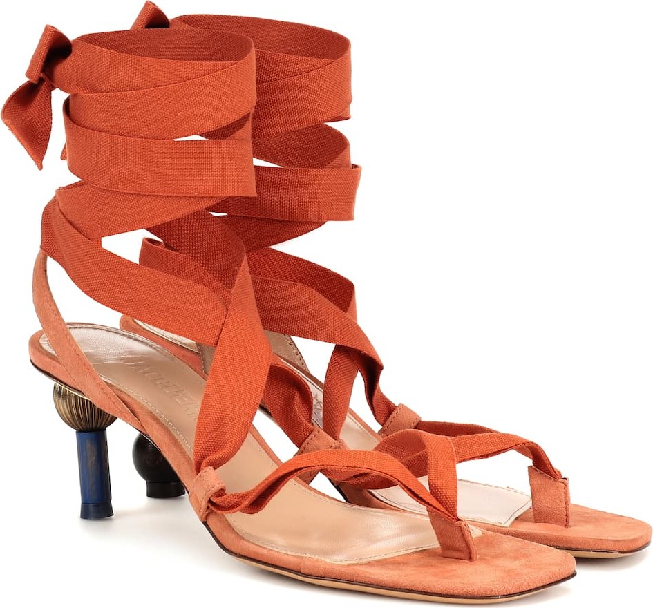 Jacquemus Capri suede sandals