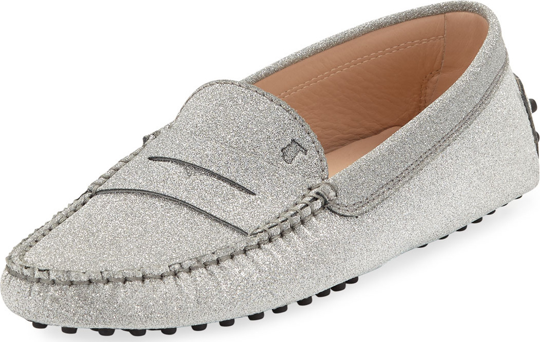 Tod's Glitter Gommini Moccasino Loafer