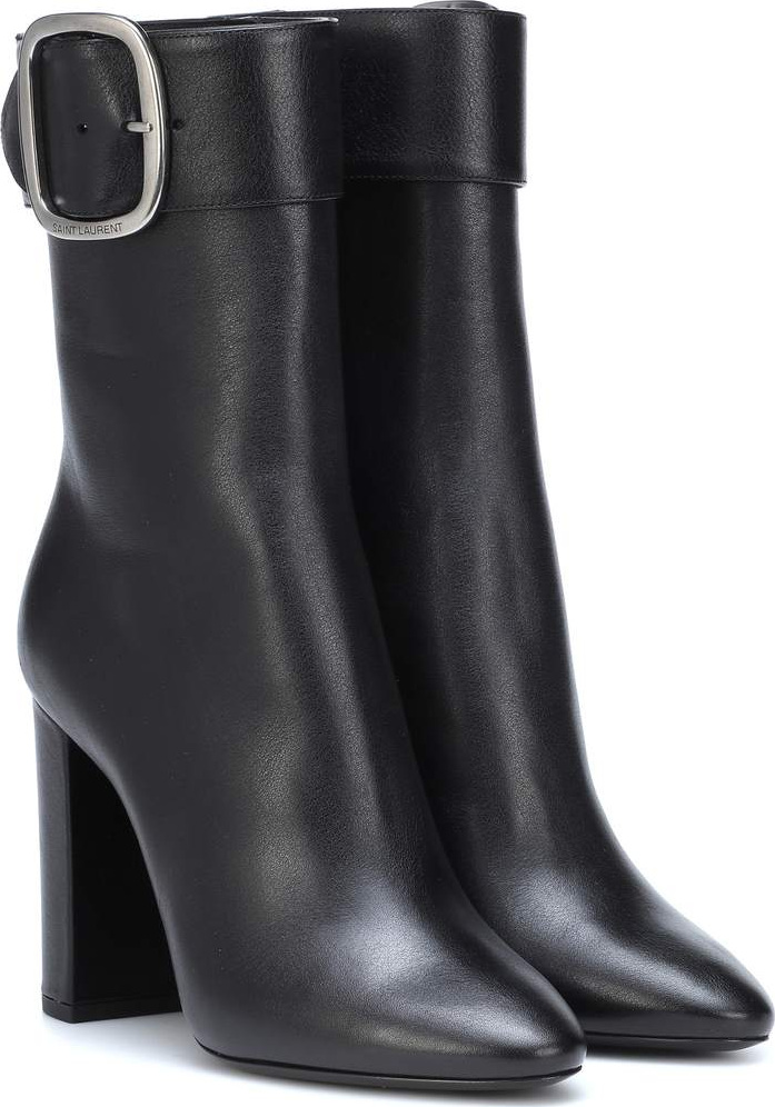 Saint Laurent Joplin 105 leather ankle boots