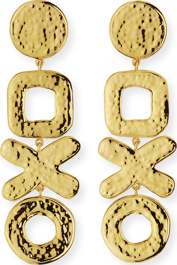 NEST Jewelry Linear Geometric Drop Earrings