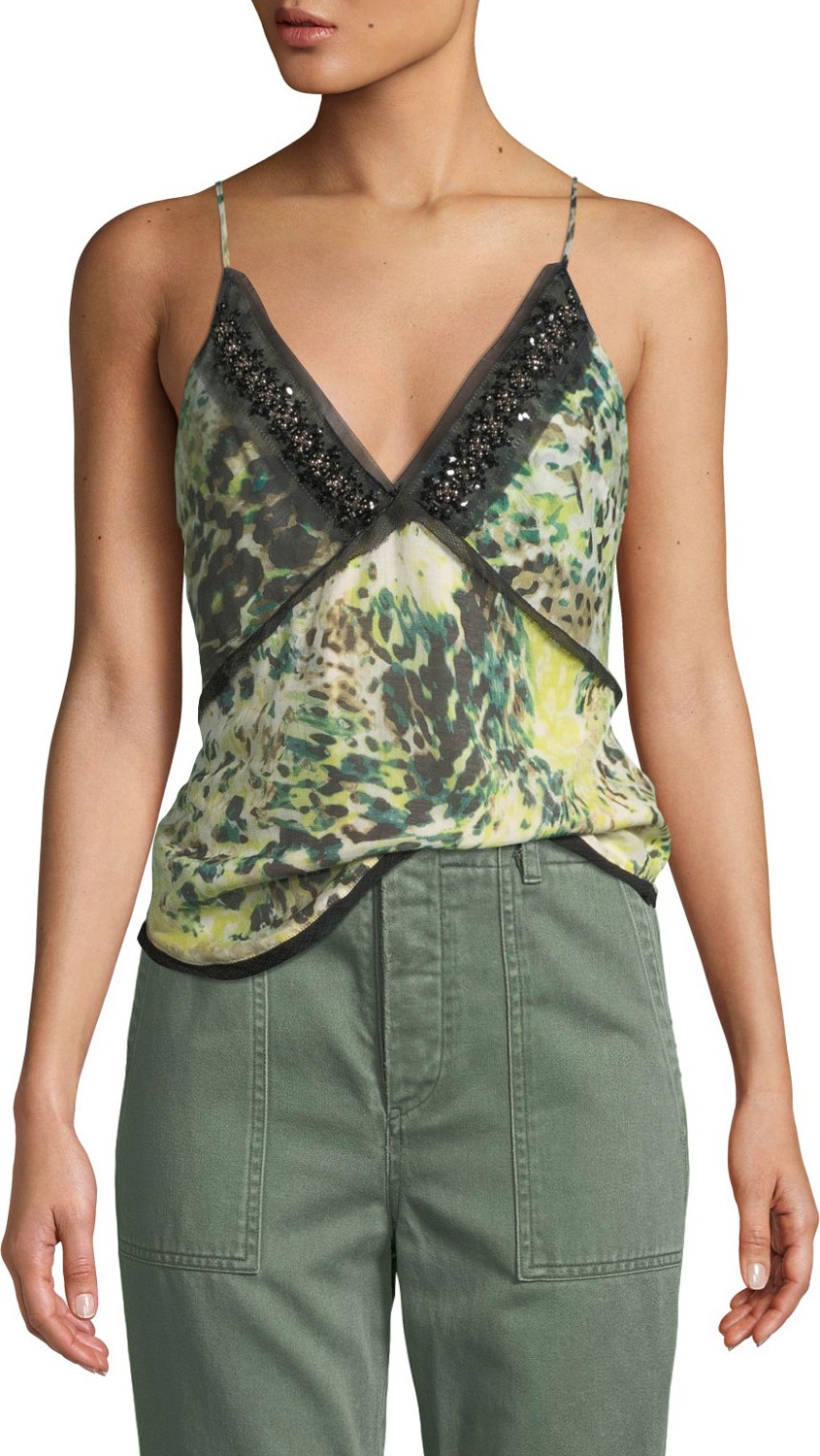 Le Superbe Seven Seas Embellished V-Neck Cami