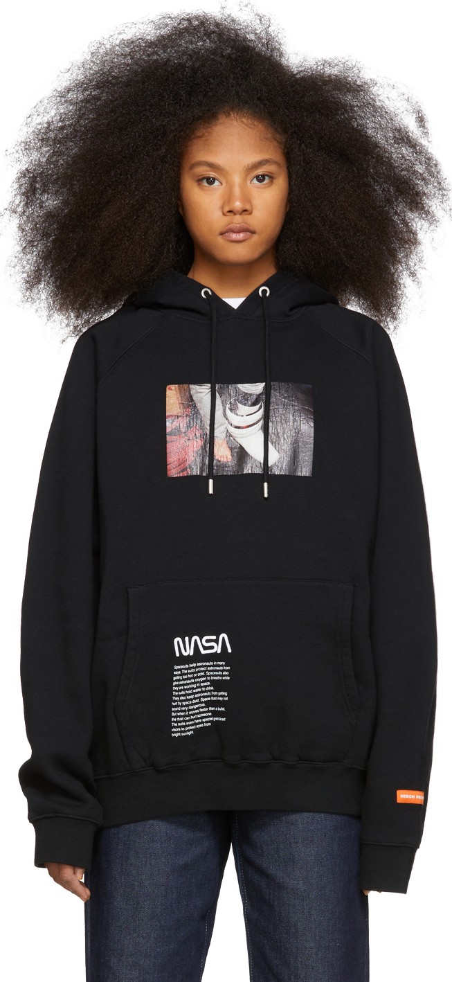 Heron Preston Black Photo Sweatshirt