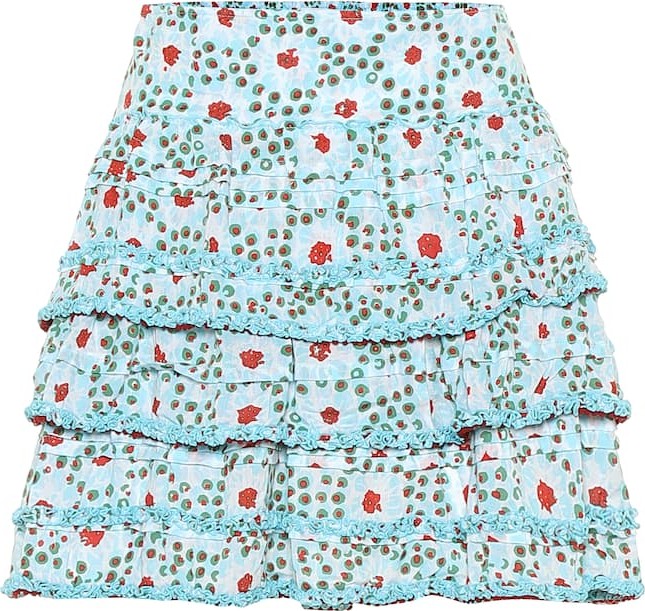 Poupette St Barth Exclusive to Mytheresa – Bibi printed miniskirt