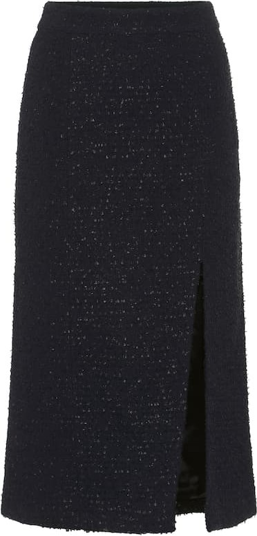 Etro Cotton-blend twill skirt