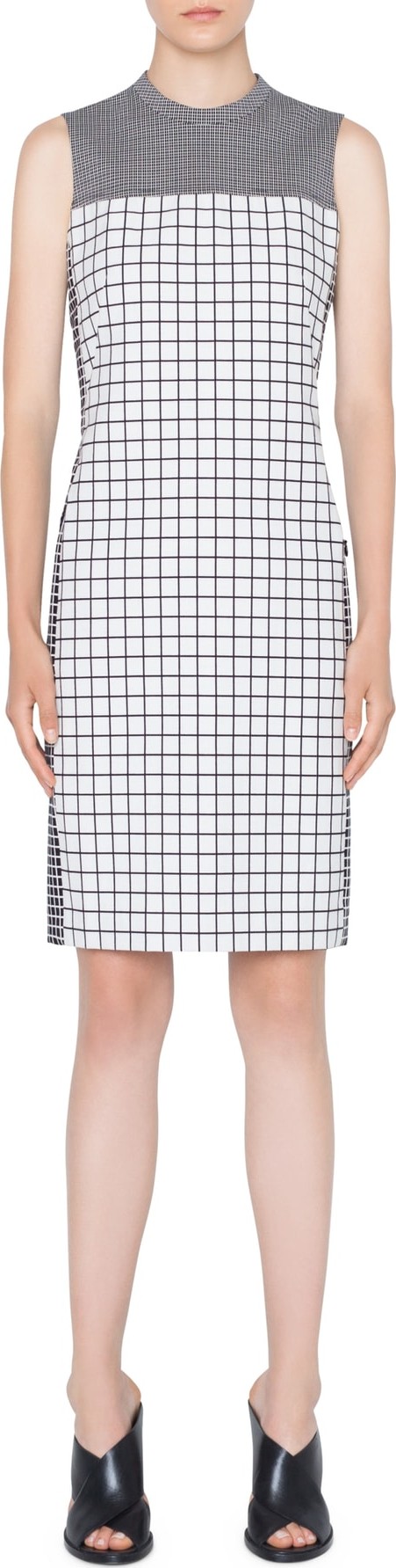 Akris Punto Grid Sheath Dress