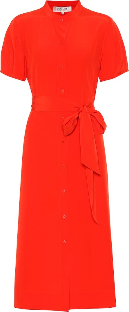 DIANE von FURSTENBERG Addilyn silk crêpe de chine dress