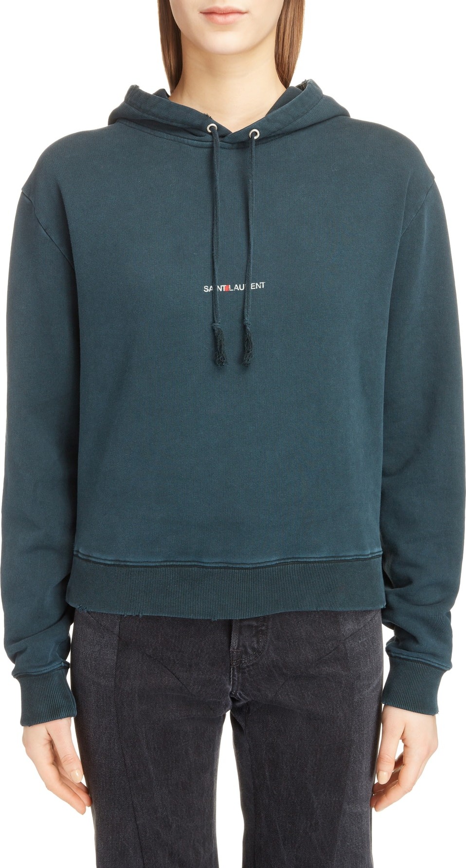 Saint Laurent Logo Hoodie