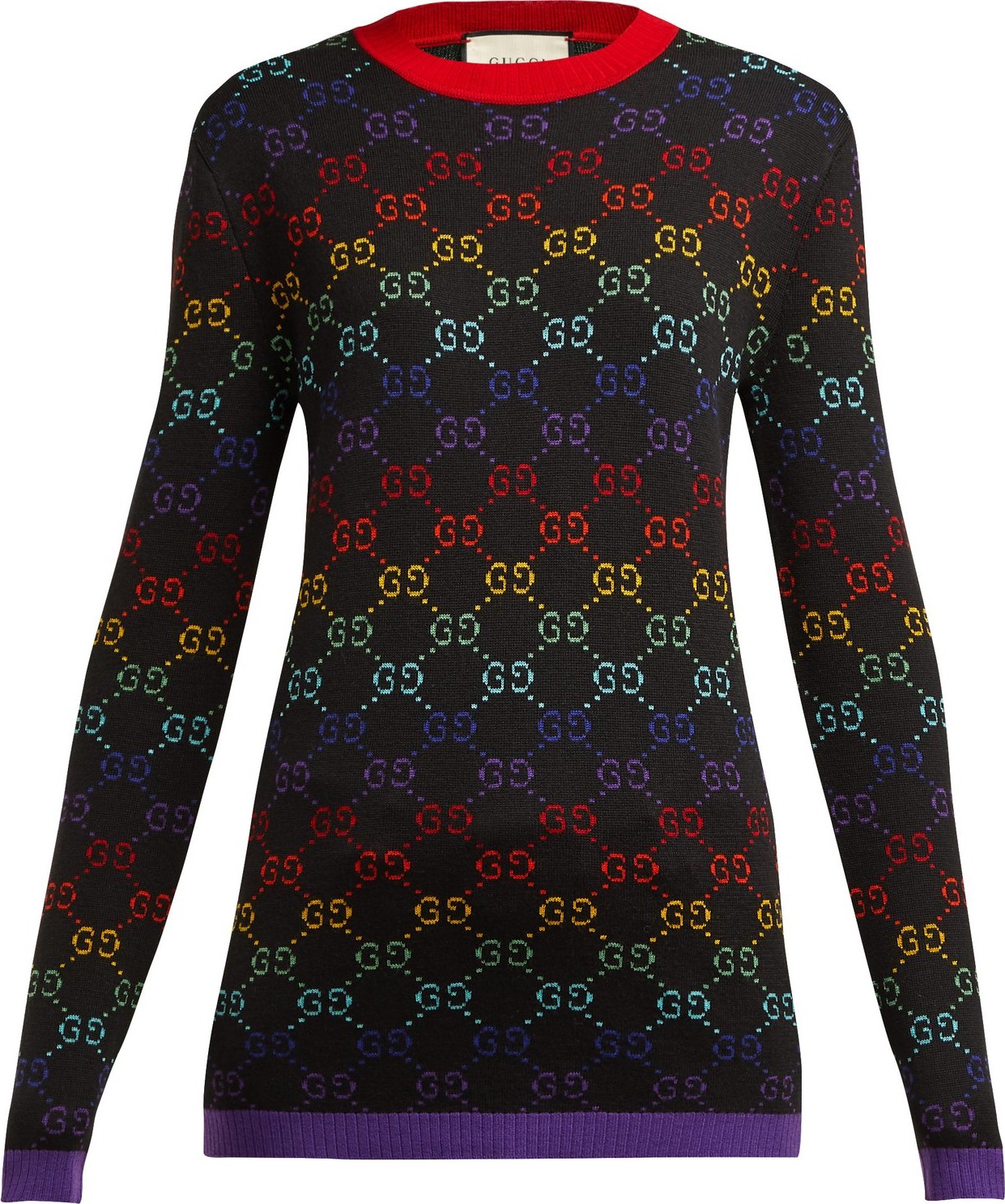 Gucci GG-jacquard wool sweater