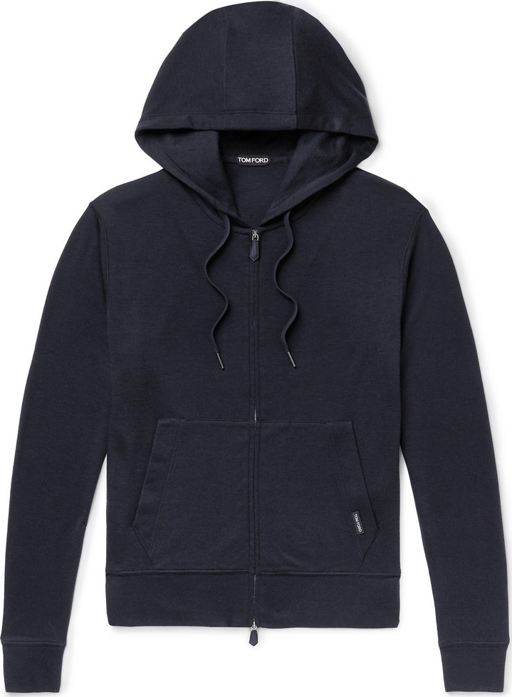 TOM FORD Slim-Fit Cashmere Zip-Up Hoodie