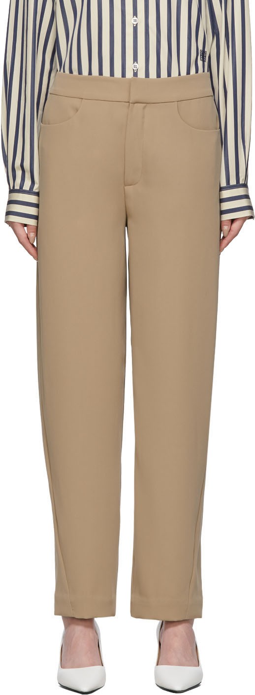 Totême Beige Novara Trousers