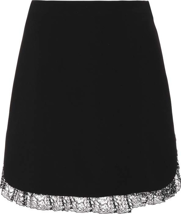 Miu Miu Crêpe miniskirt