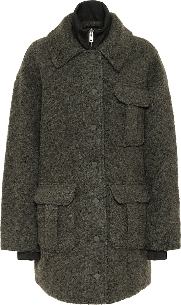 Ganni Wool-blend coat