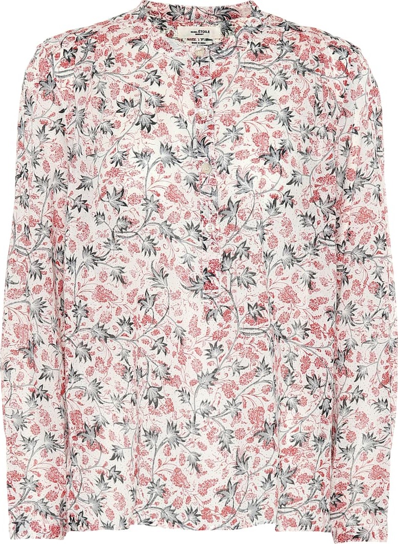 Isabel Marant Etoile Maria floral cotton blouse