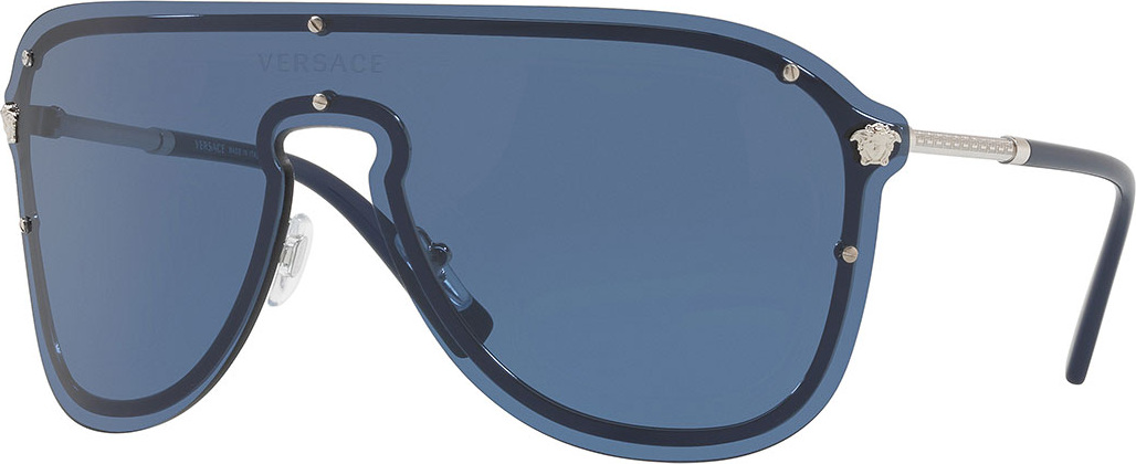 Versace Greek Key Shield Sunglasses