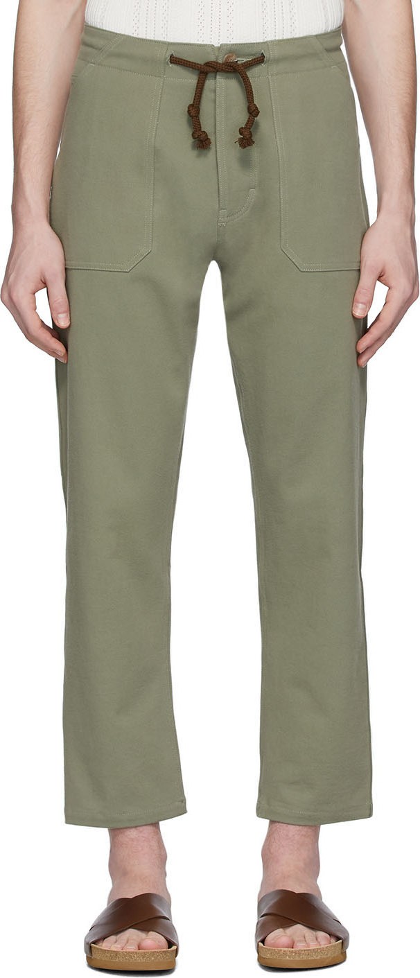 Nanushka Khaki Nova Trousers