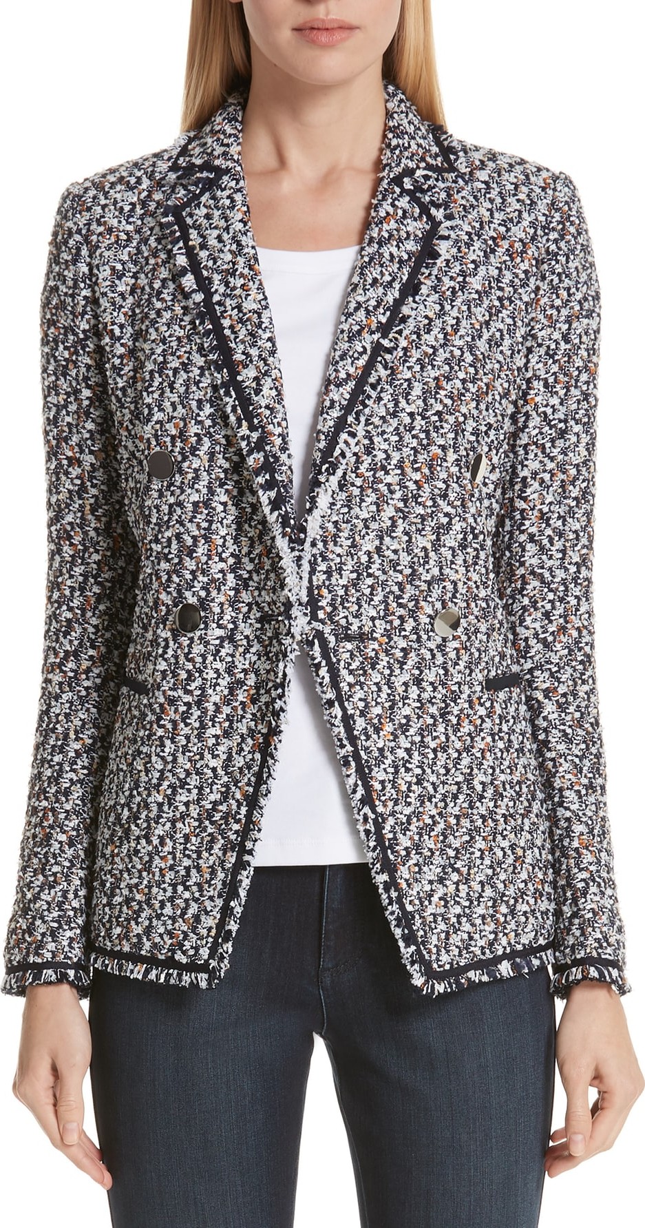 Lafayette 148 New York Devin Tweed Jacket
