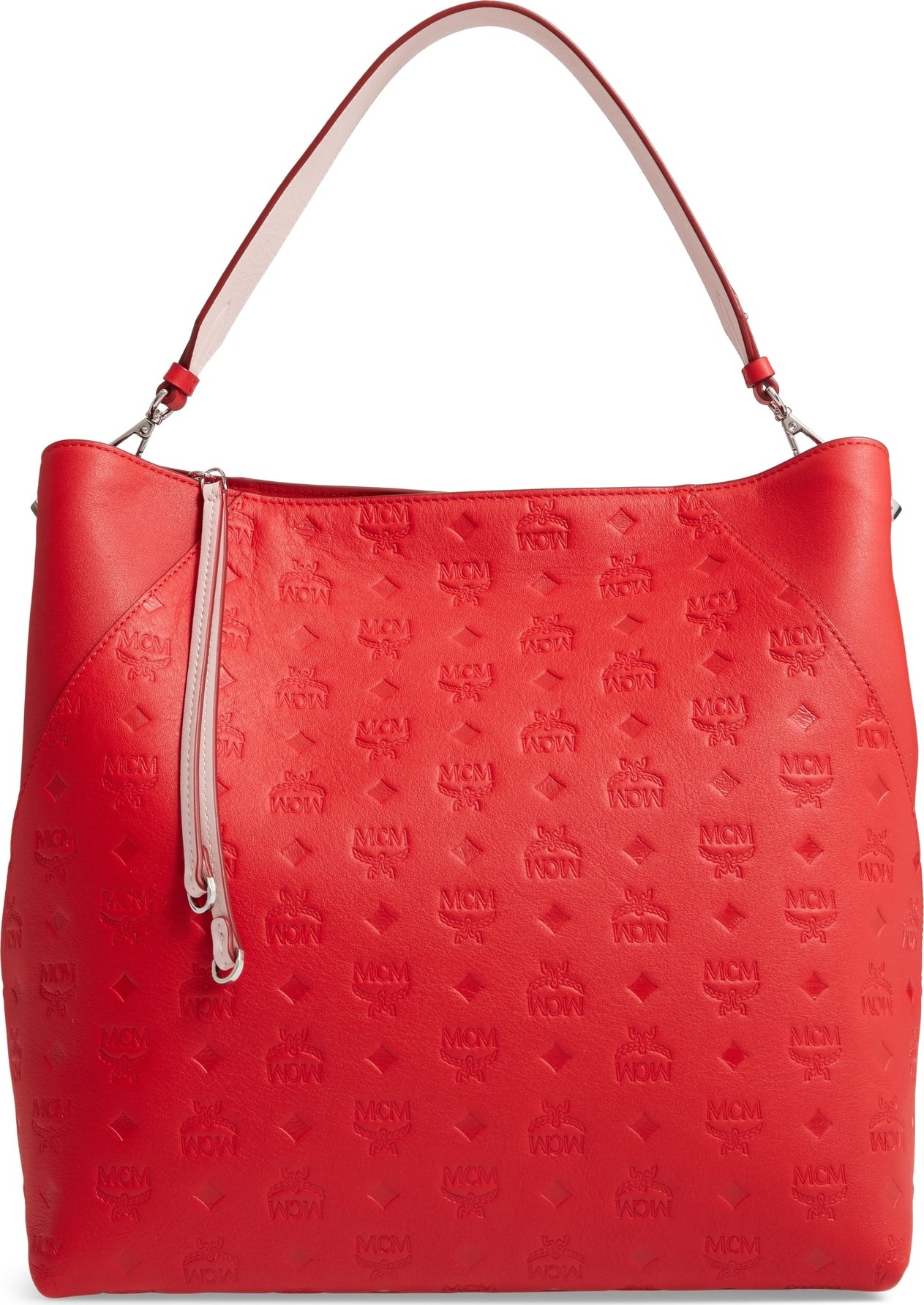 MCM Large Klara Monogram Leather Hobo MCM Large Klara Monogram Leather Hobo