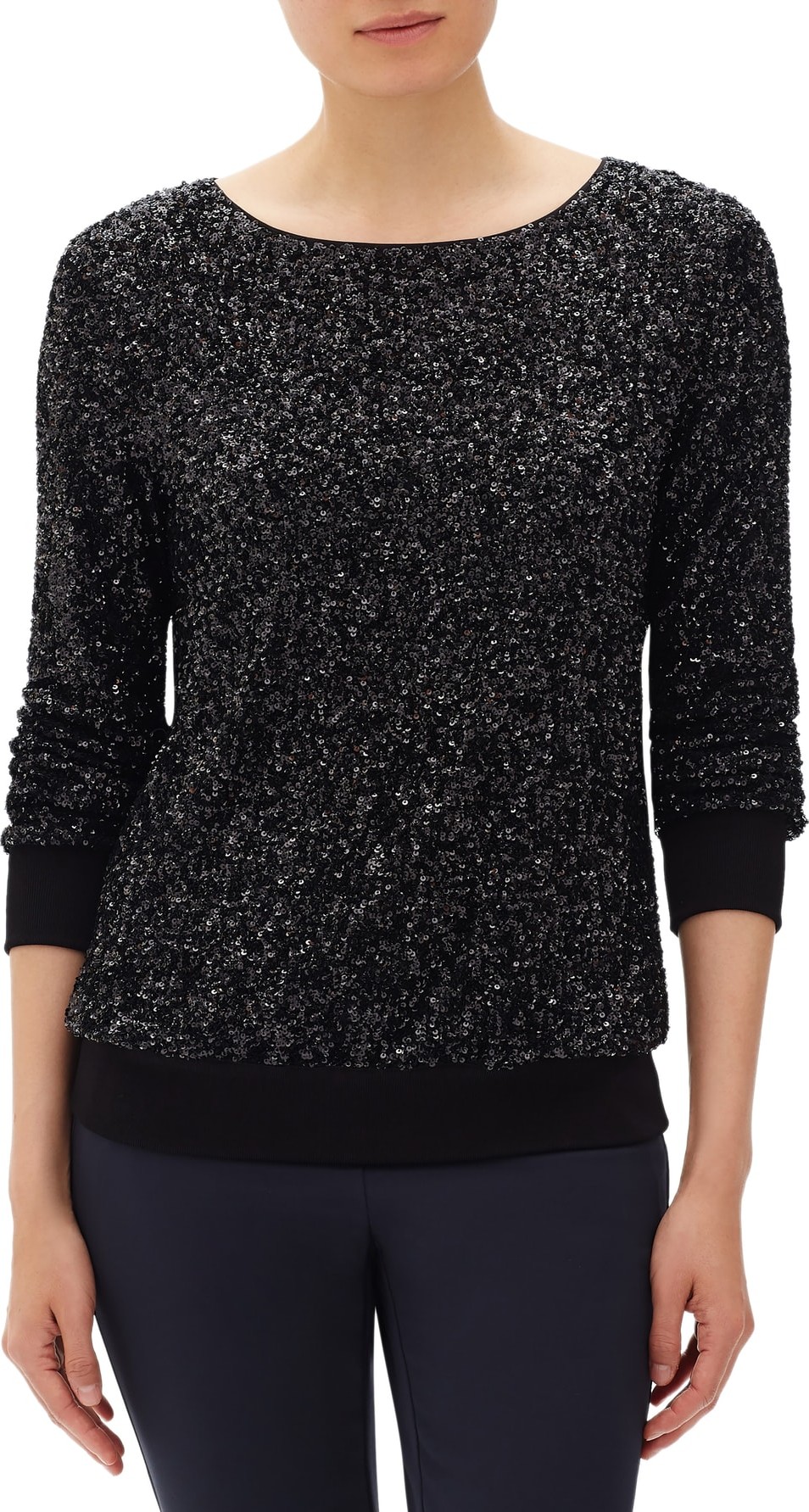 Lafayette 148 New York Nessa Sequin Blouse