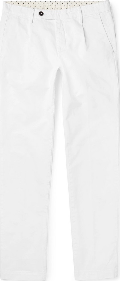 Massimo Alba Slim-Fit Cotton-Twill Trousers