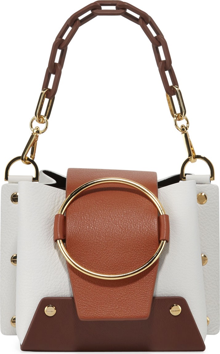 Yuzefi Delila Mini Colorblock Bucket Bag