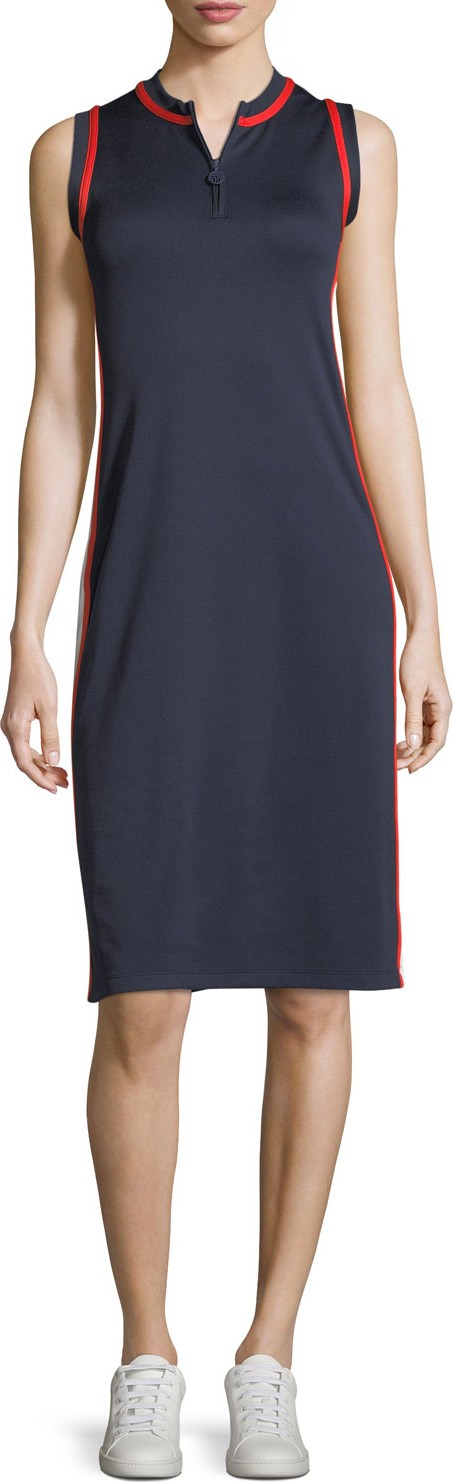 Tory Sport Sleeveless Track Dress