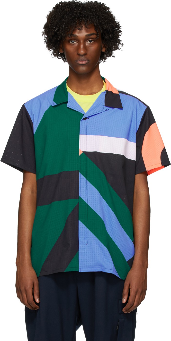 Y-3 Multicolor AOP Resort Short Sleeve Shirt