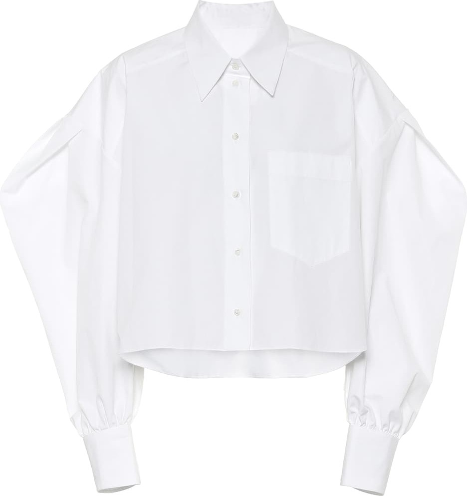 Valentino Cotton-poplin blouse