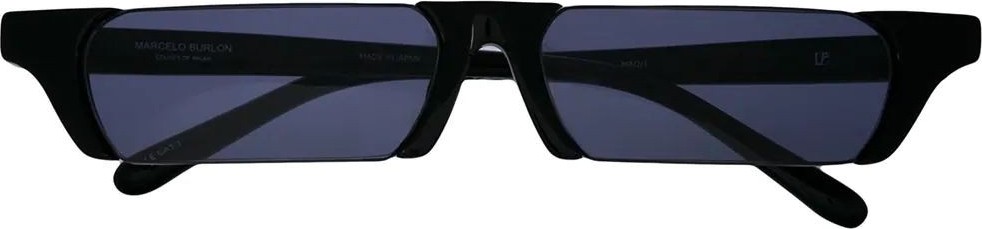 Linda Farrow Linda Farrow x Marcelo Burlon rectangular lens sunglasses