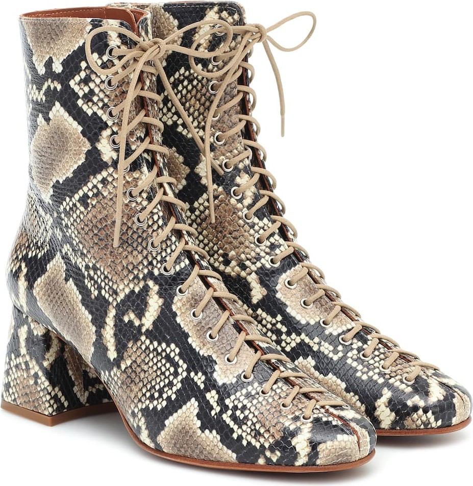 By Far Becca leather ankle boots