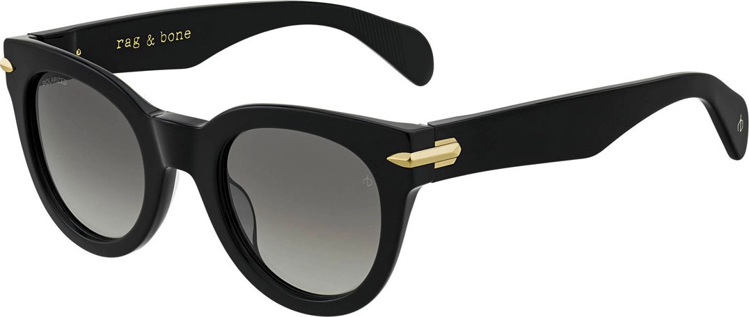 Rag & Bone RNB1015S Round Acetate Sunglasses