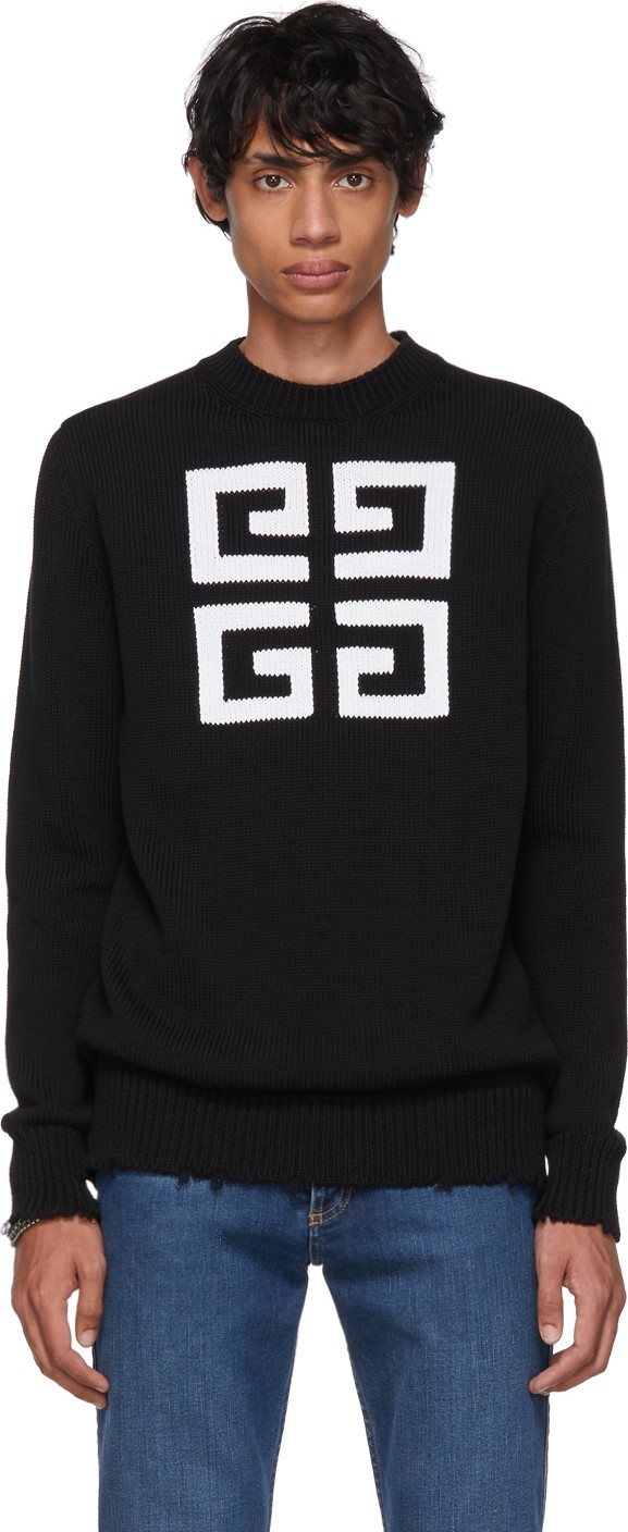 Givenchy Black 4G Sweater