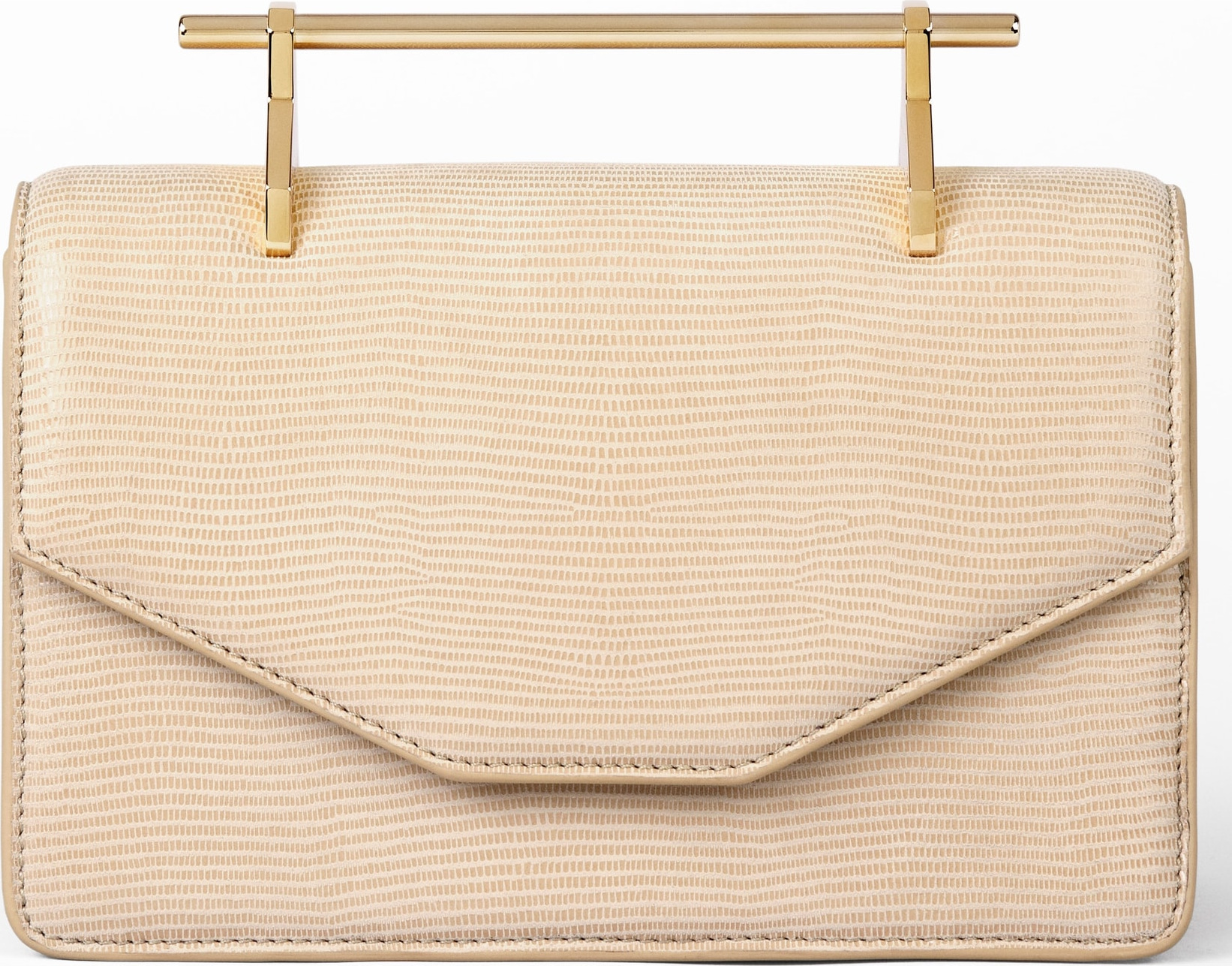 M2Malletier Indre Embossed Leather Shoulder Bag