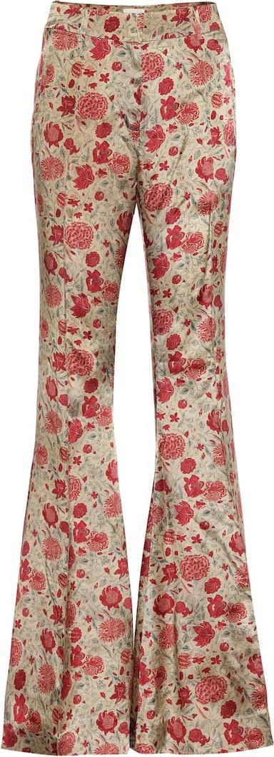 Khaite Stockard high-rise flared pants