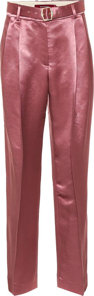 Sies Marjan Blanche satin wide-leg pants
