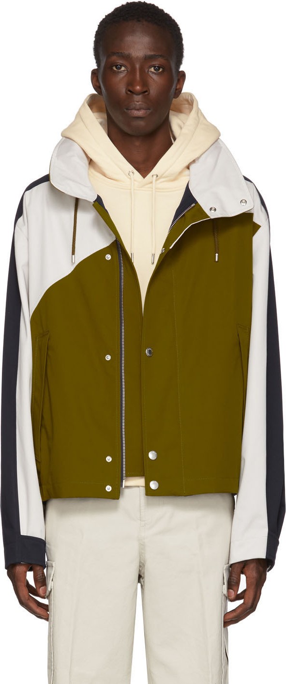 KENZO Green & Navy Short Nauticial Coat