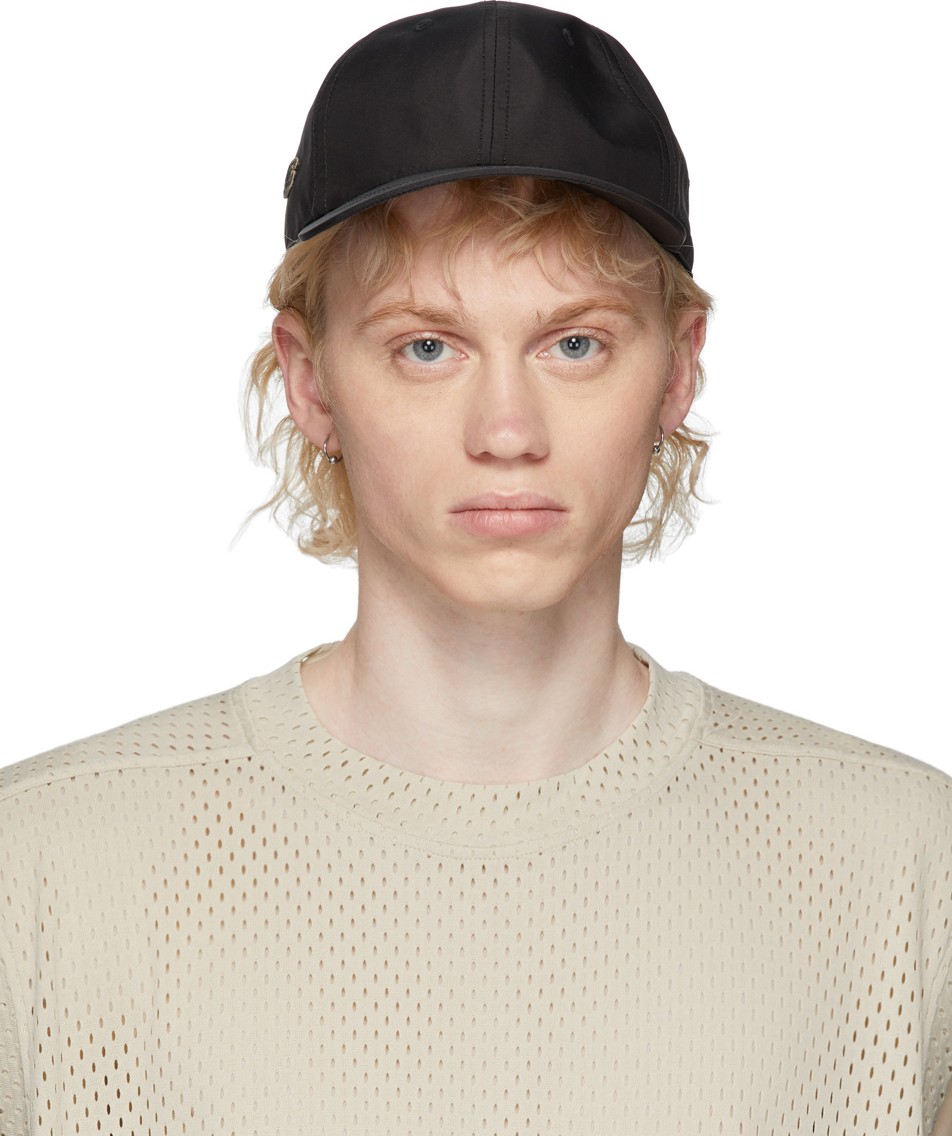 Rick Owens Black Champion Edition Baseball Cap