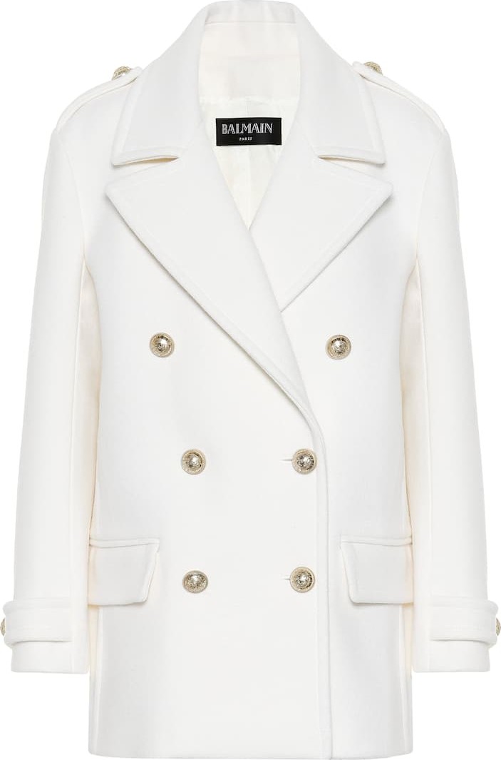 Balmain Wool pea coat