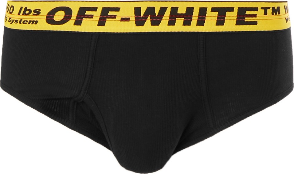 Off White Stretch-Cotton Briefs