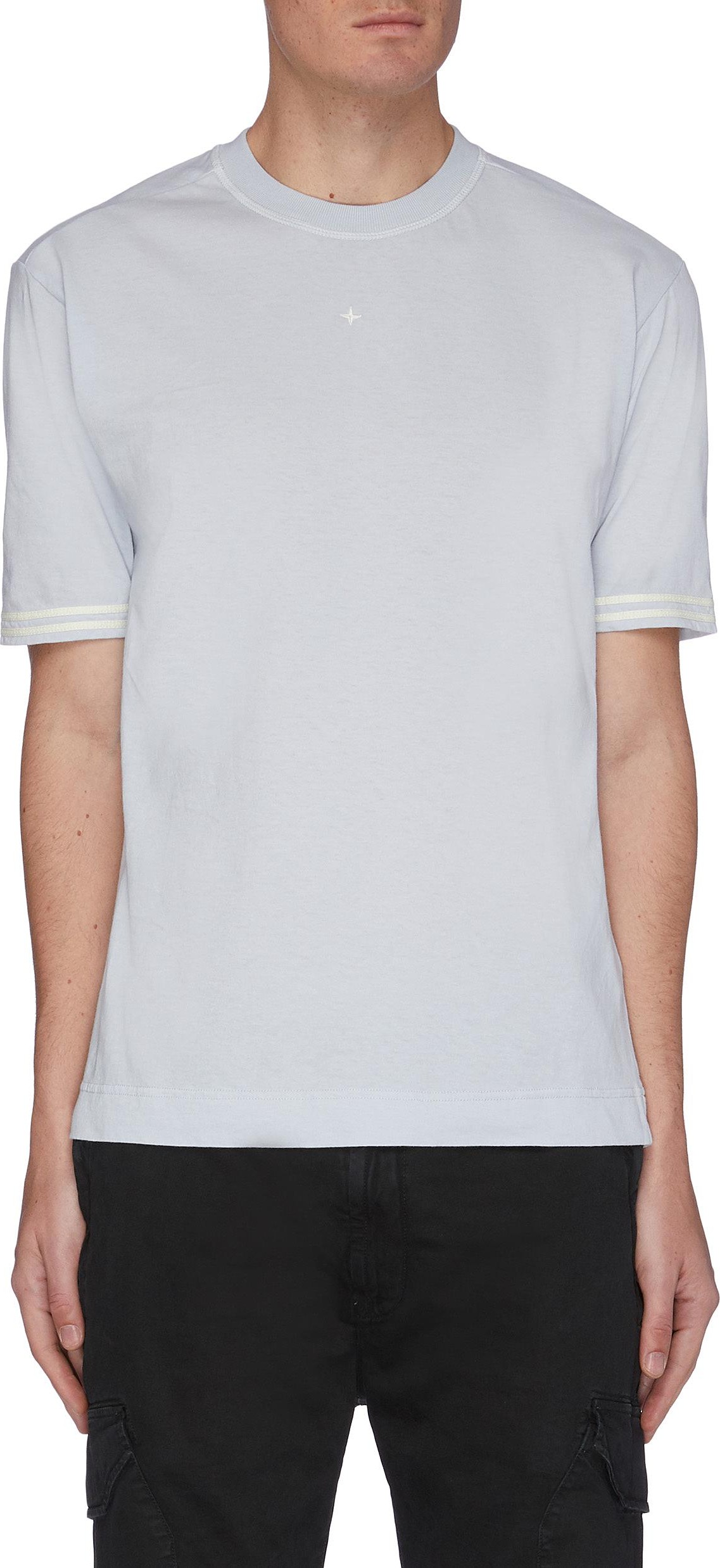 Stone Island Embroidered Logo T-shirt
