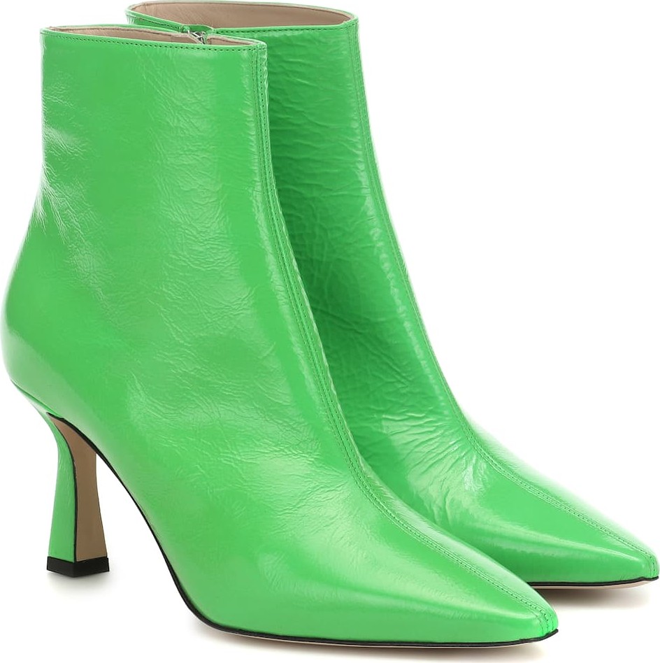 Wandler Lina patent leather ankle boots