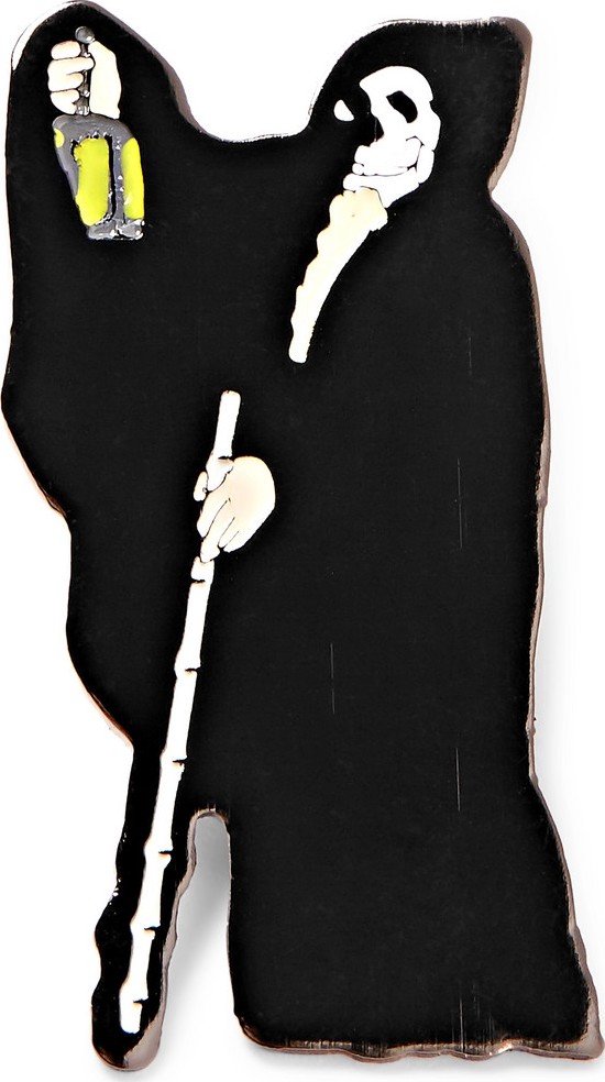 Undercover Grim Reaper Enamelled Metal Pin