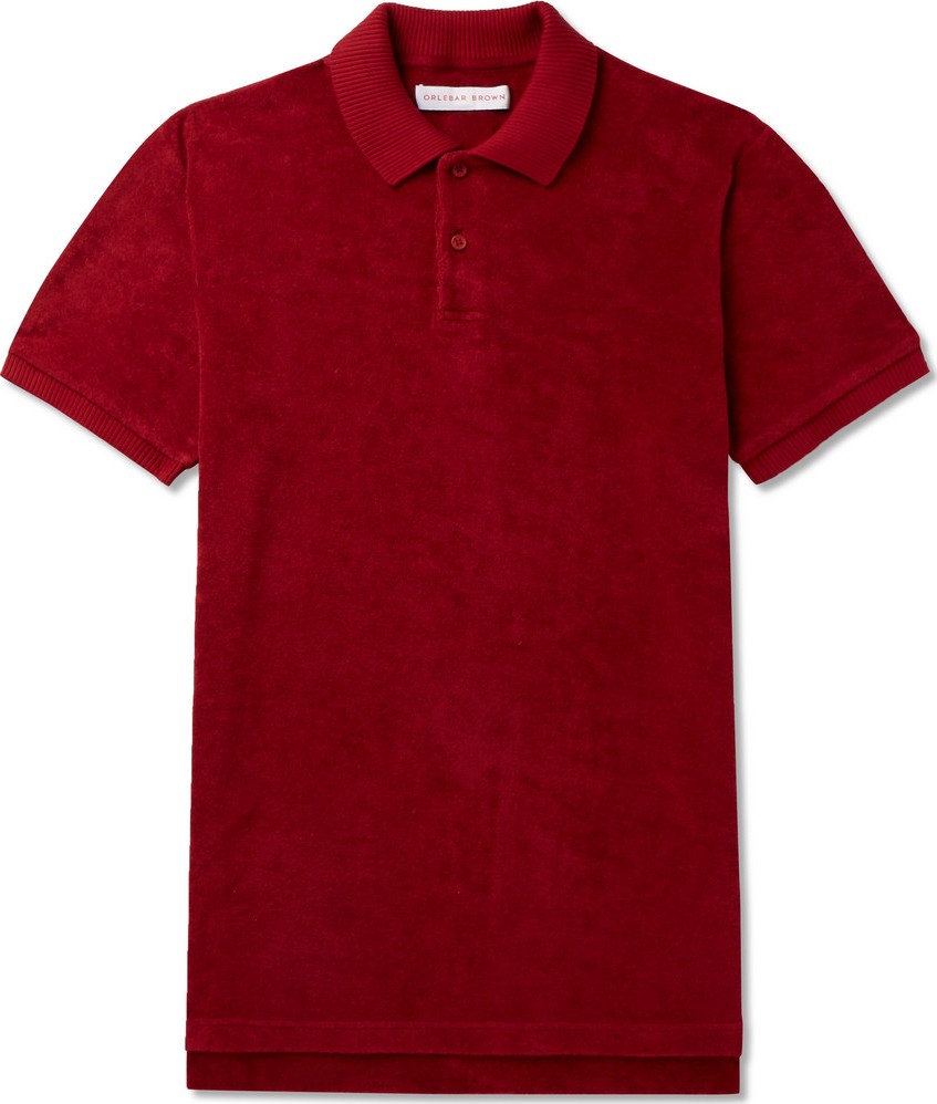 Orlebar Brown Jarrett Slim-Fit Cotton-Terry Polo Shirt