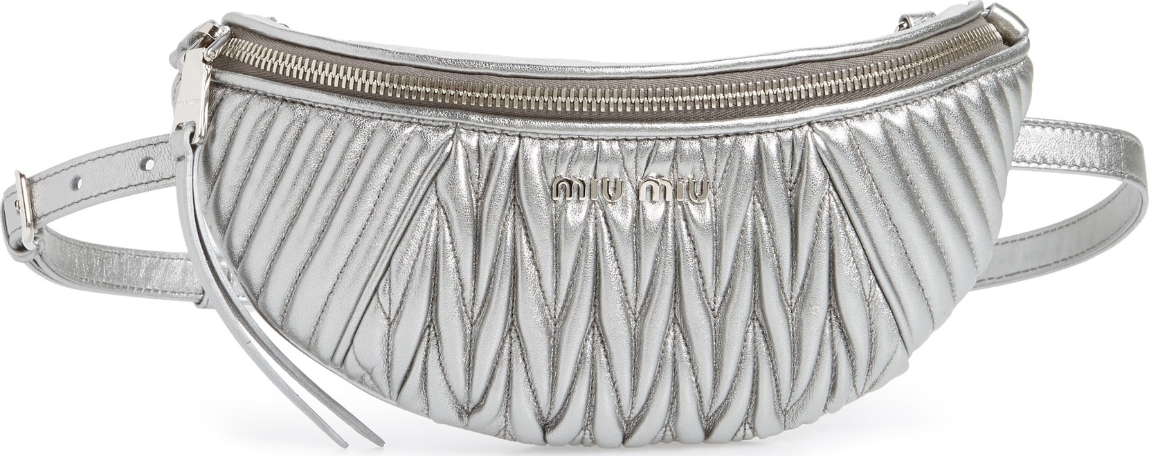 Miu Miu Matelassé Lambskin Leather Belt Bag