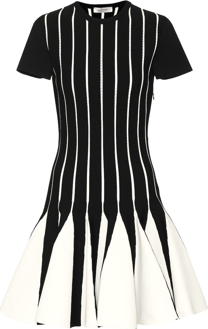Valentino Knit fit-and-flare dress