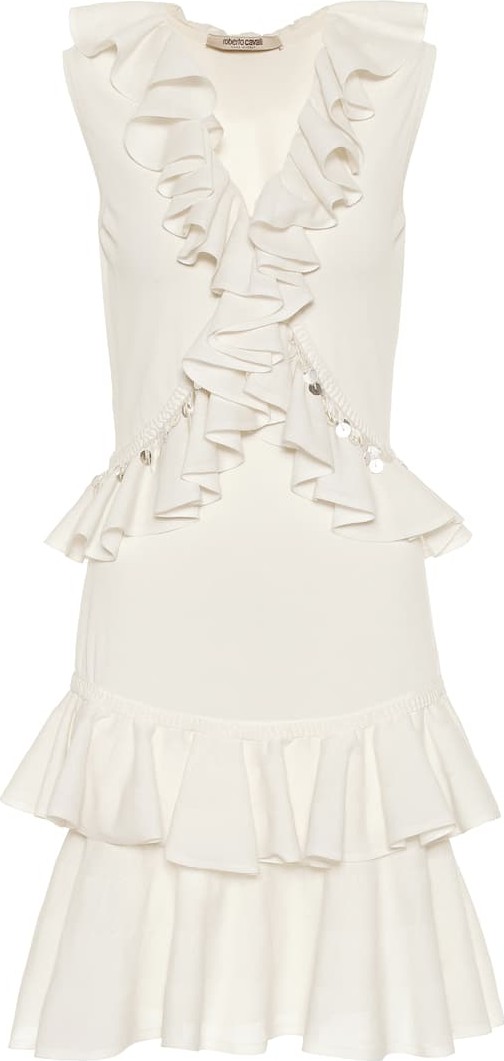 Roberto Cavalli Cotton-blend minidress