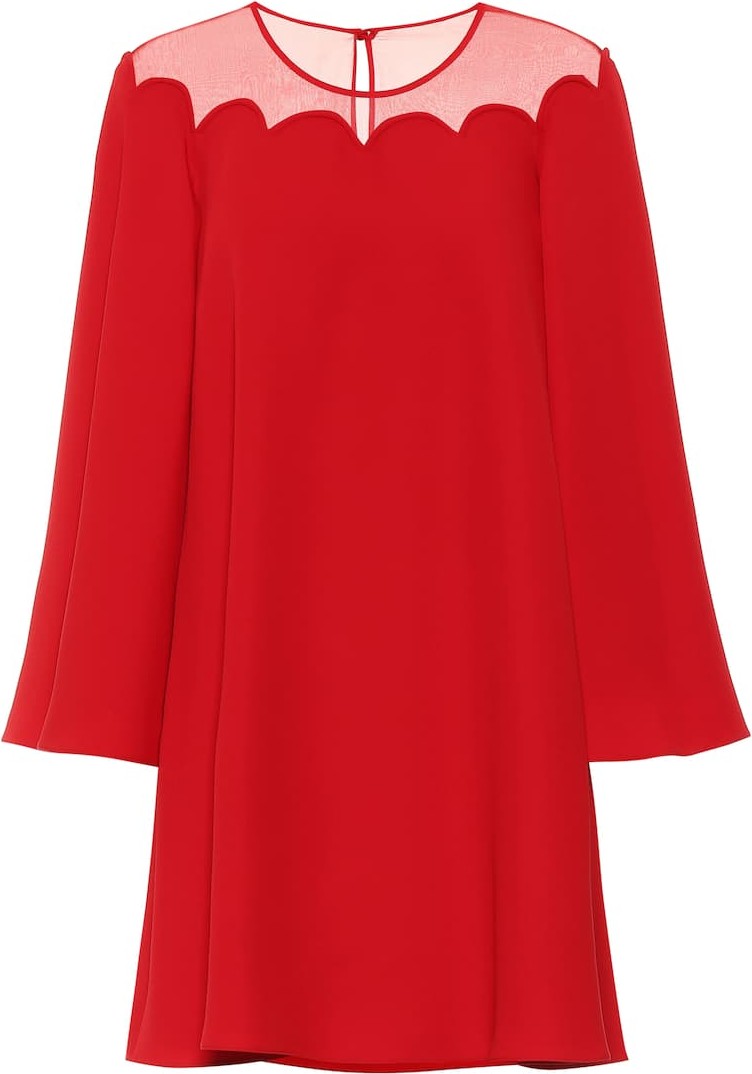 Valentino Silk-crêpe dress